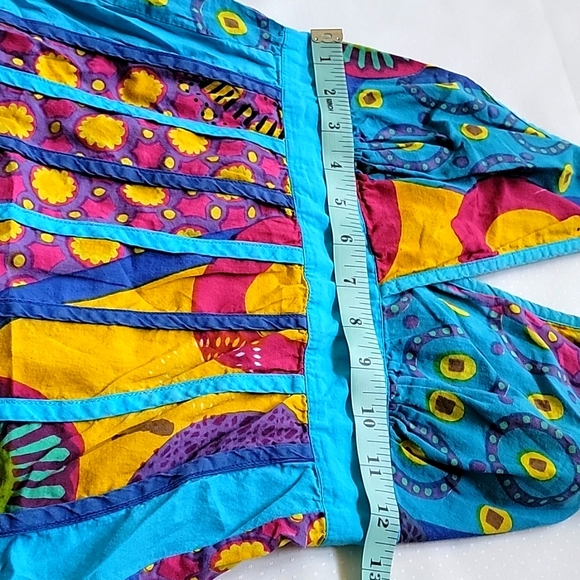 Aller Simplement Pattern Dress 100% Cotton - Picture 11 of 12